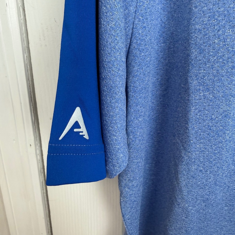 Antigua Chicago Cubs Polo L Blue MLB Performance Gameday Sporty Athleisure - Picture 9 of 9